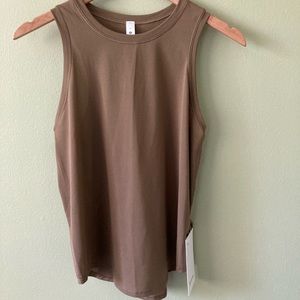 New Lululemon High-Neck Running and Training Tank Top size 6 in Artifact color